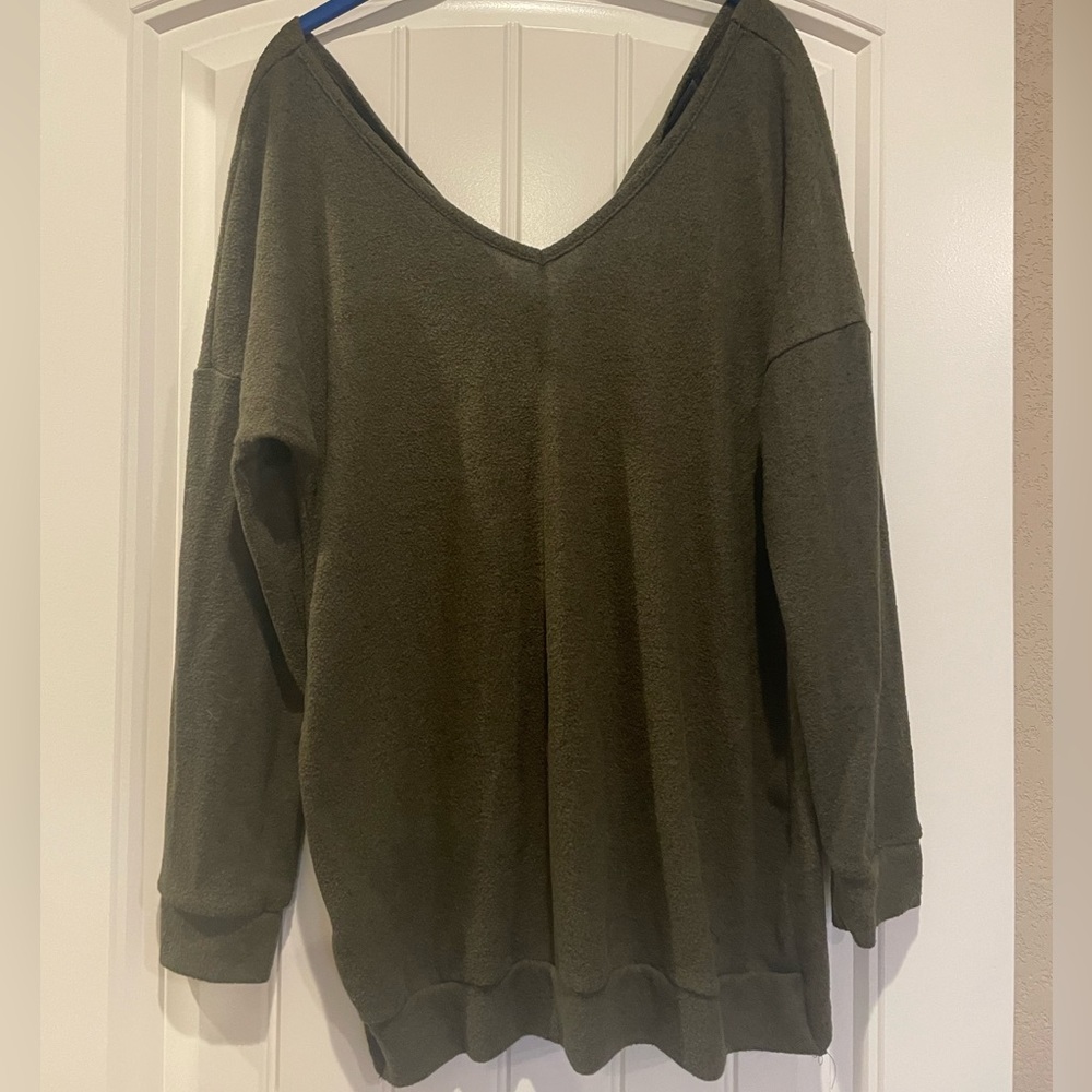 Open Back Sweater